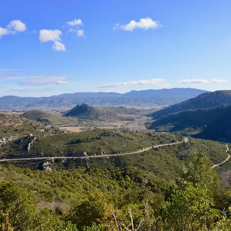 Prázdninový dům Climatise, La Grange, Terrasse Et Vue Sur Le Chateau De Peyrepertuse