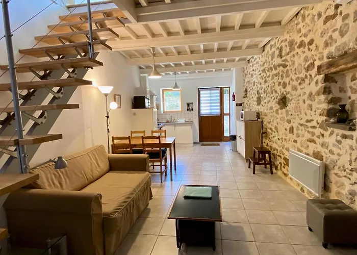 La Grange, Climatisee, Vue Sur Le Chateau De Peyrepertuse Ferienhaus Rouffiac-des-Corbières