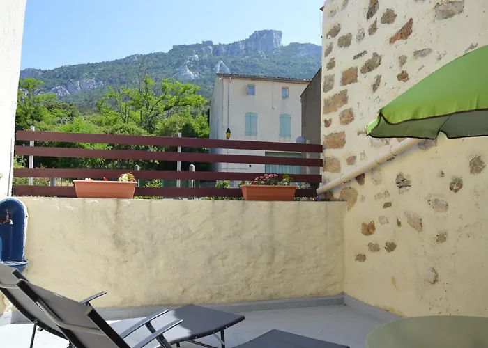 Ferienhaus La Grange, Climatisee, Vue Sur Le Chateau De Peyrepertuse *